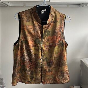 Elegant Multicolor Sleeveless Top